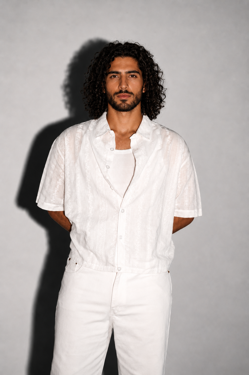 NINN-Naqsh-Shirt - Solid White - Product photo 5