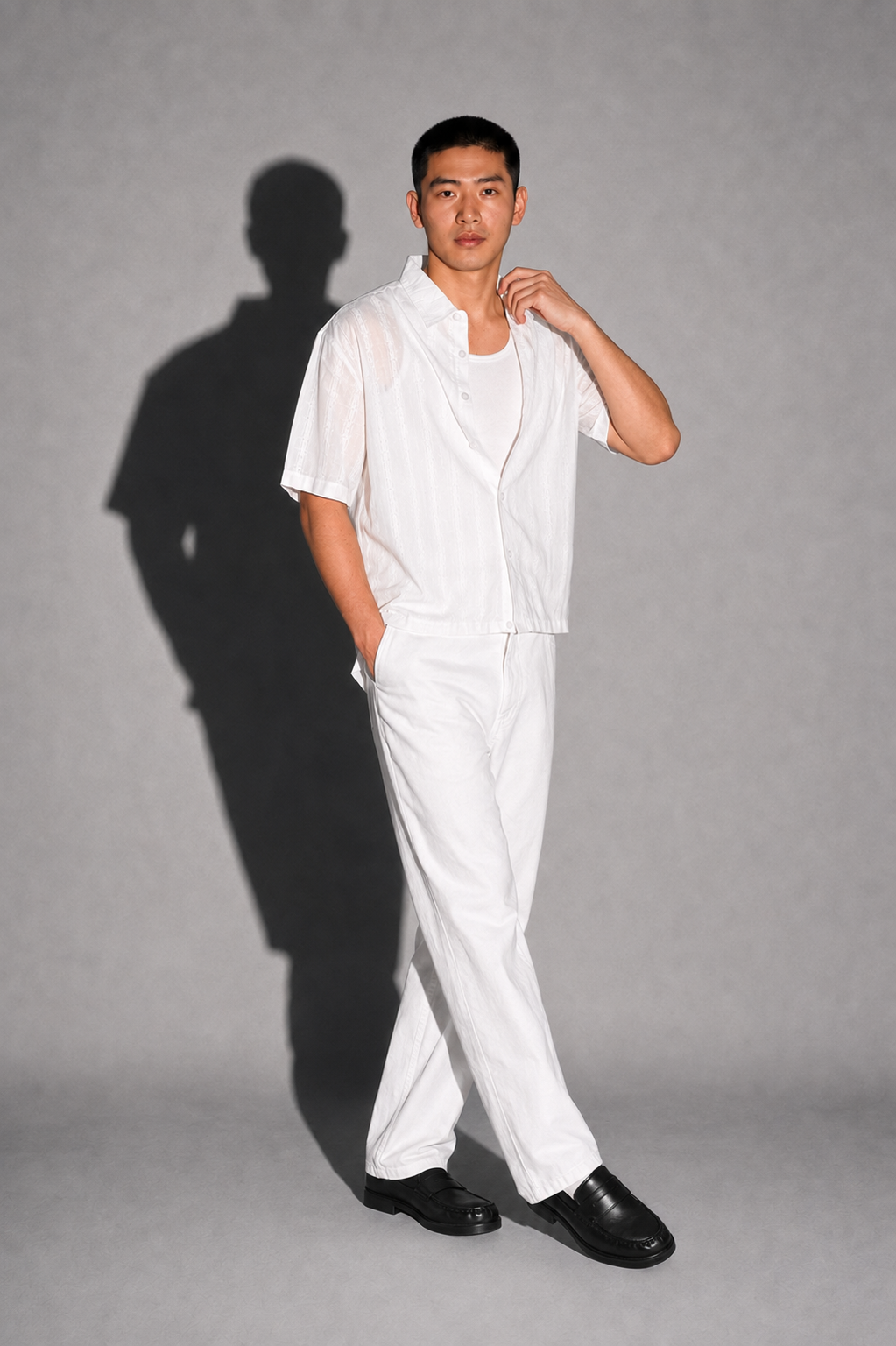 NINN-Naqsh-Shirt - Solid White - Product photo 6