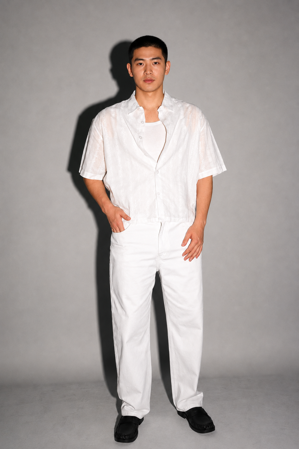 NINN-Naqsh-Shirt - Solid White - Product photo 8