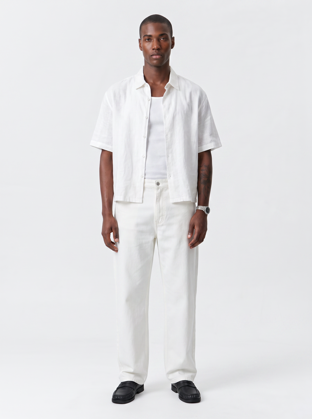 NINN-Naqsh-Shirt - Solid White - Product photo 12