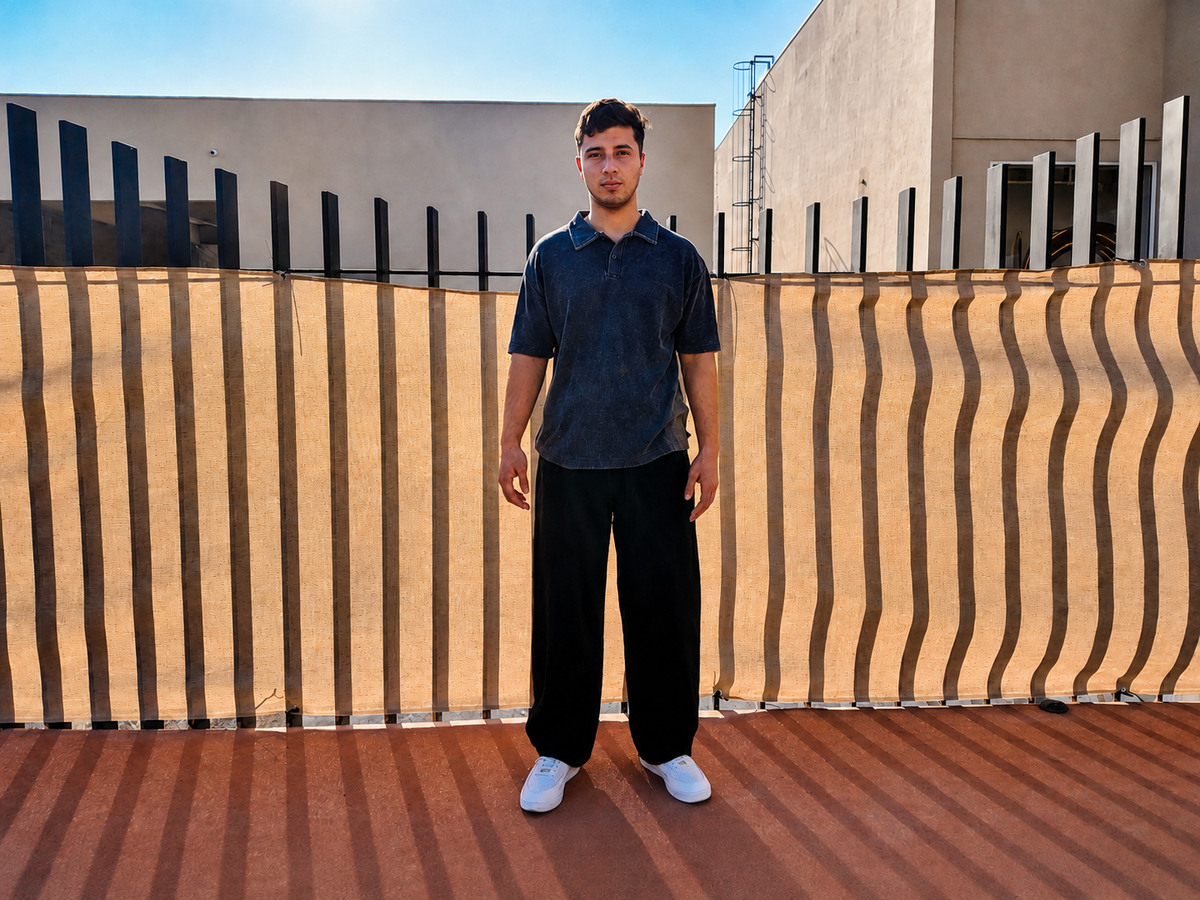 Slate Wash Polo - Black - Product photo 5
