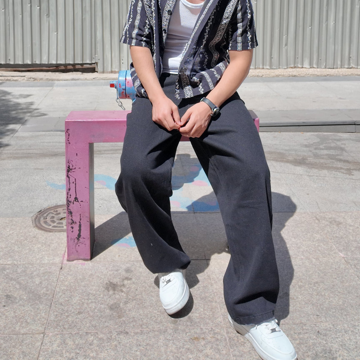NINN Baggy Jeans - Solid Black - Product photo 4
