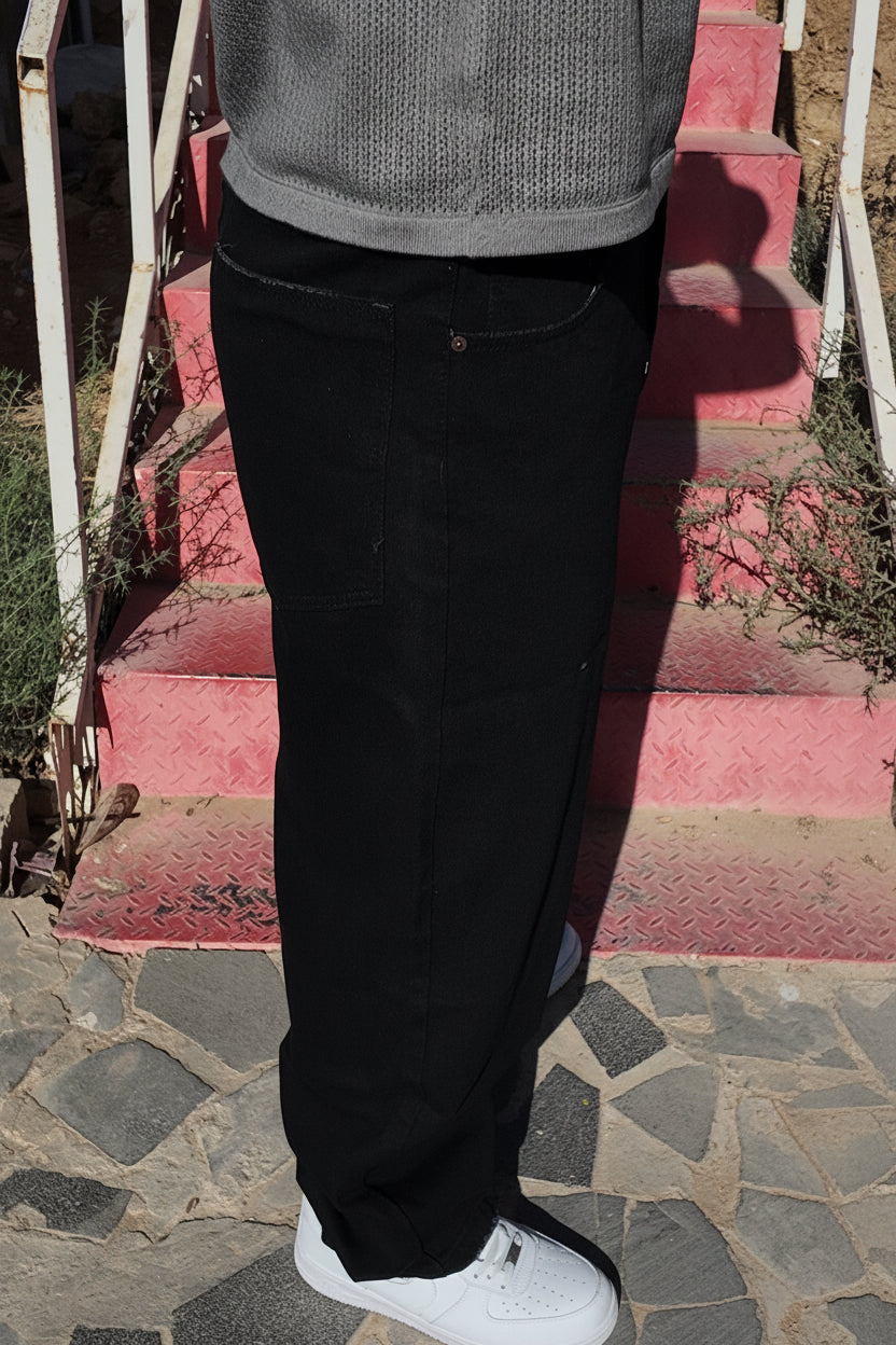 NINN Baggy Jeans - Solid Black - Product photo 7