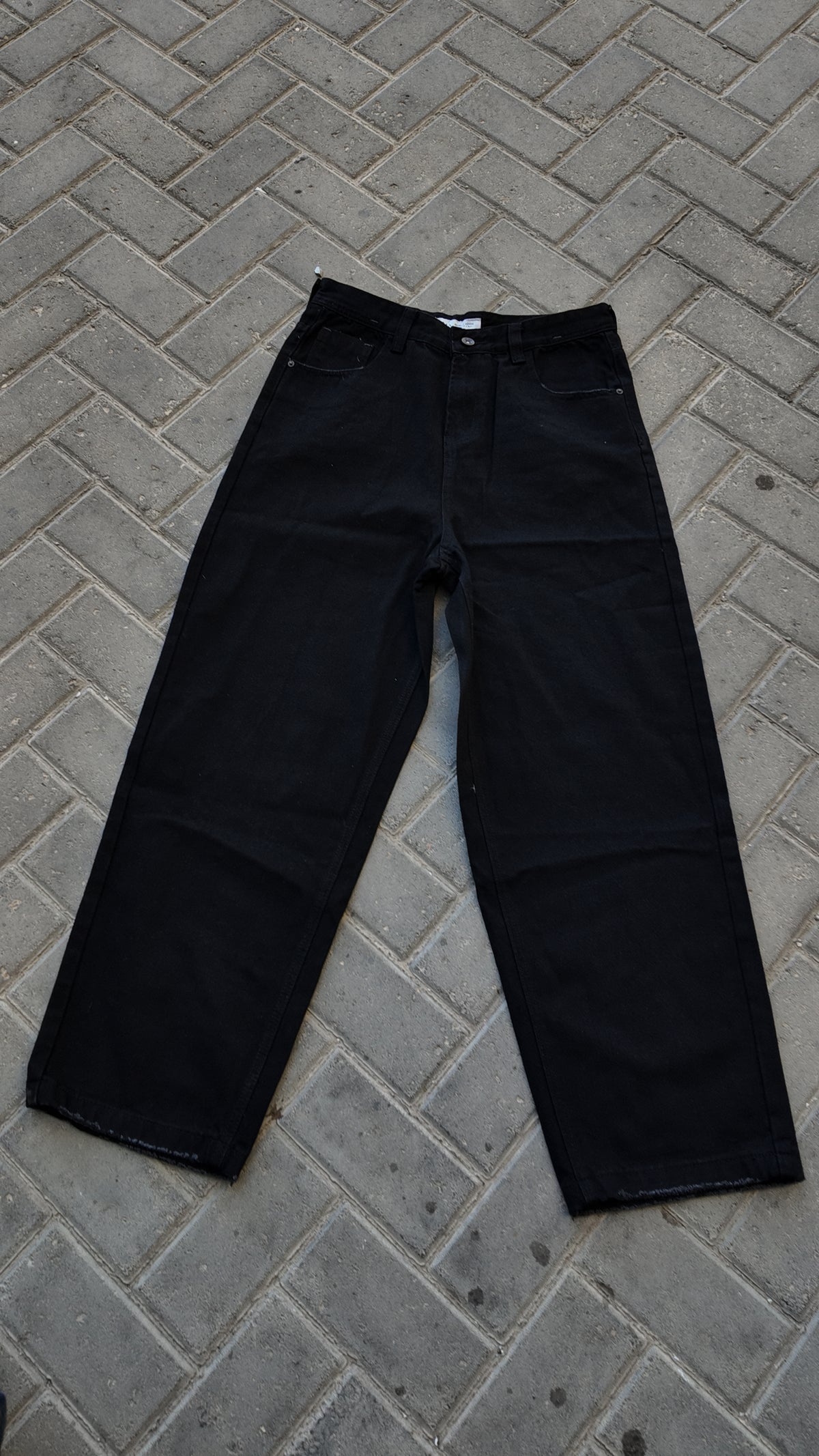 NINN Baggy Jeans - Solid Black - Product photo 1