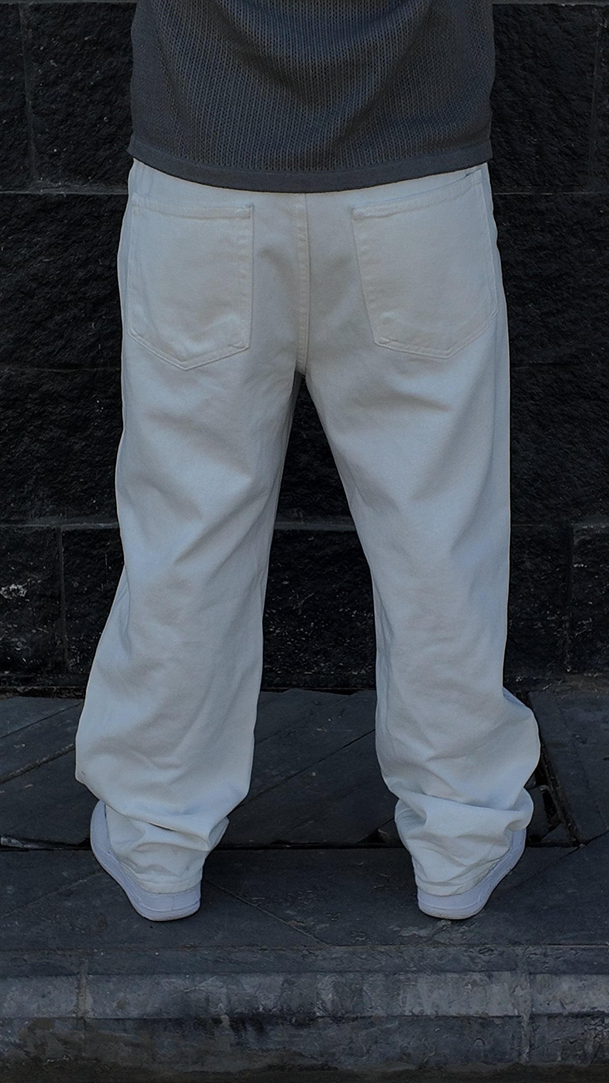 NINN Baggy Jeans - Solid White - Product photo 8