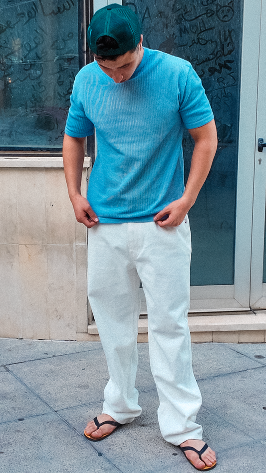 NINN Baggy Jeans - Solid White - Product photo 1