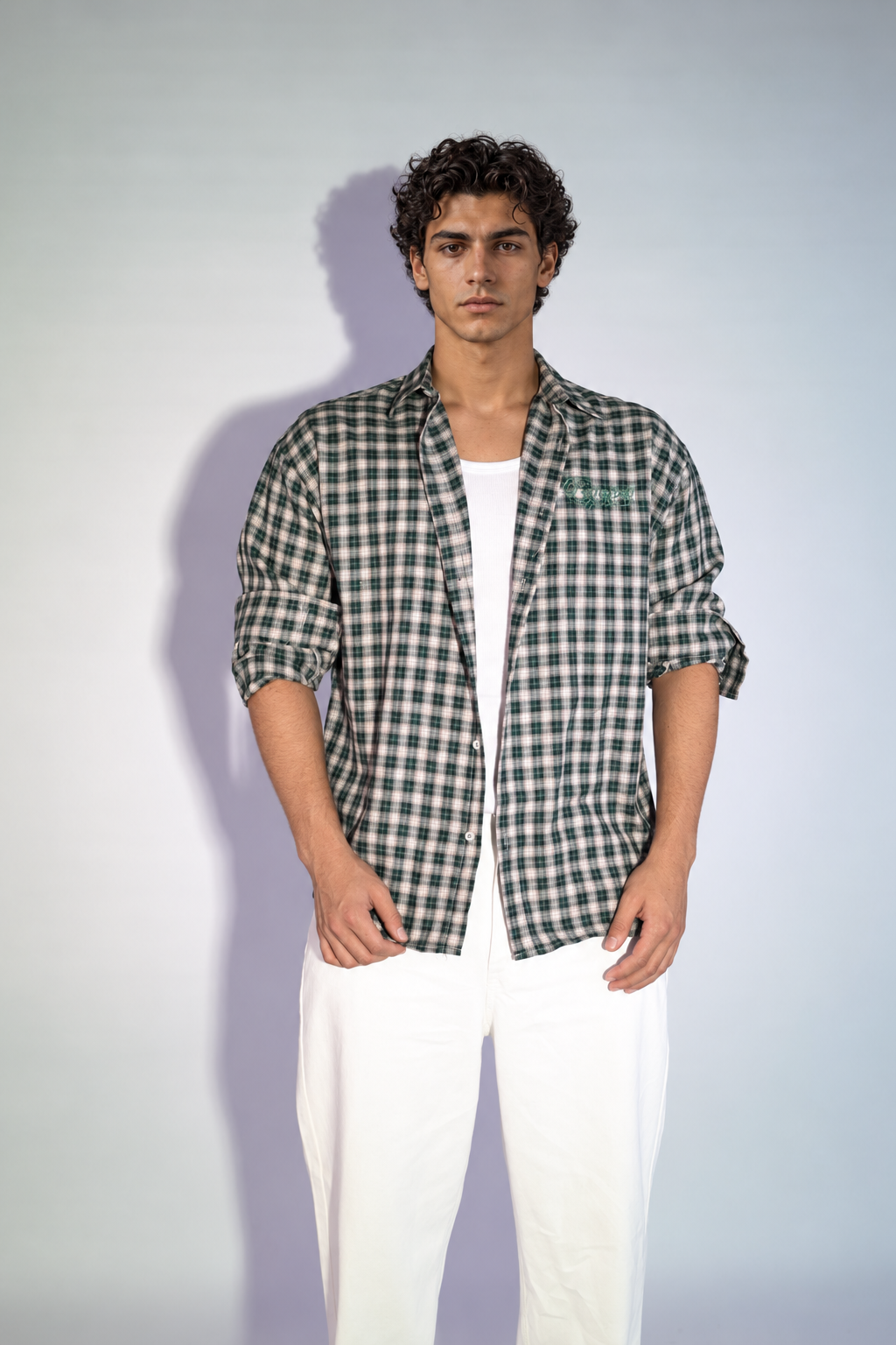 NINN Heritage Check Shirt - Green - Image 6