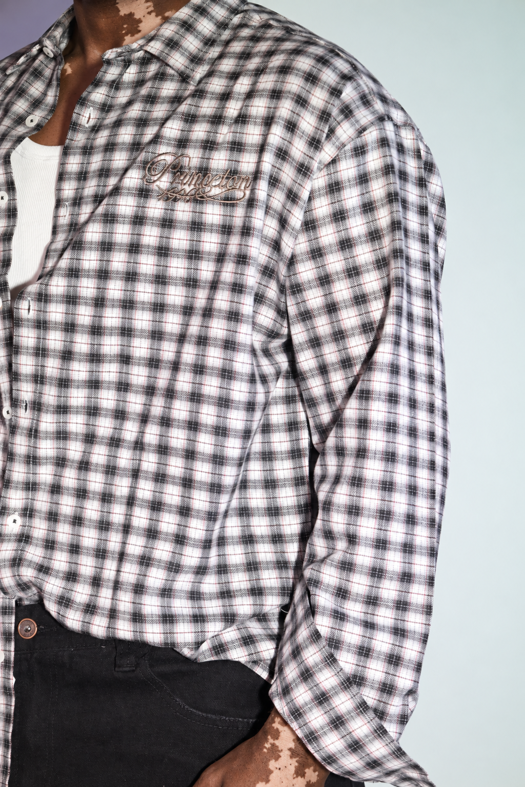 NINN Heritage Check Shirt - Grey - Image 1