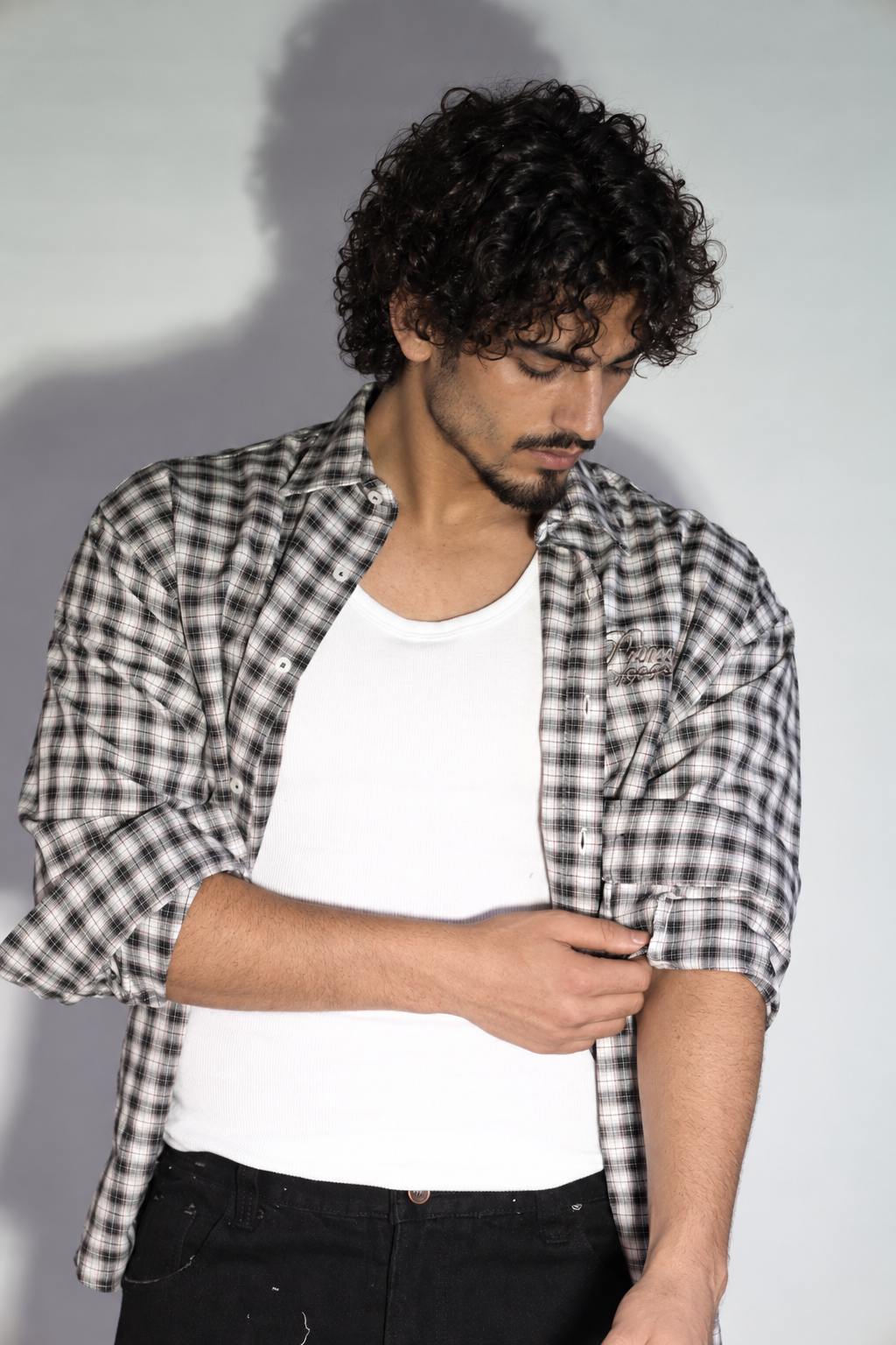 NINN Heritage Check Shirt - Grey - Image 6