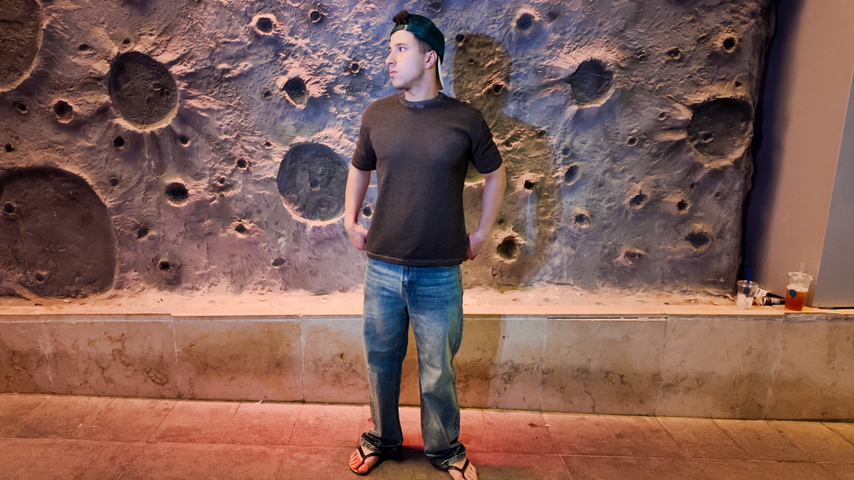 Origin Textured Knit Tee - Brown - Image 2