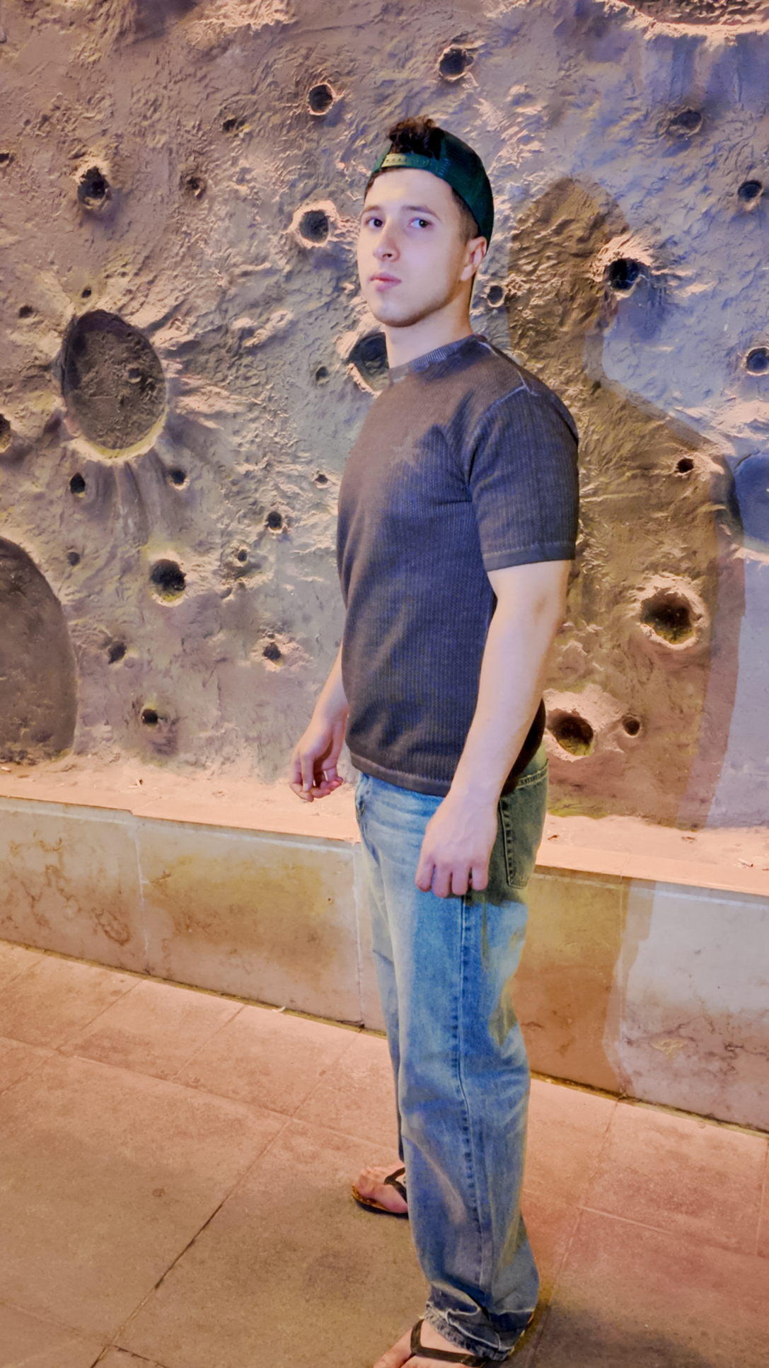 Origin Textured Knit Tee - Brown - Image 18