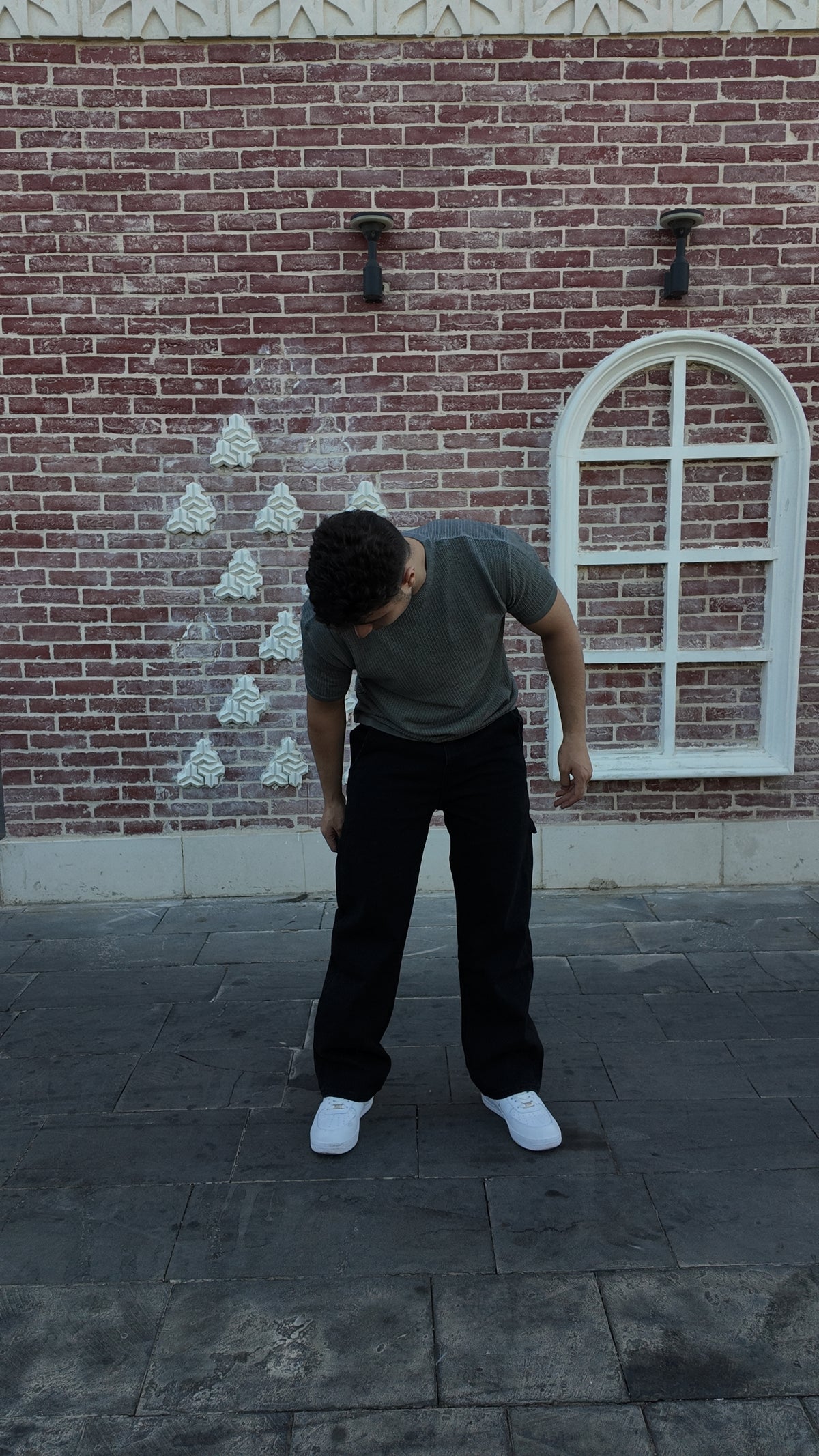 Utility Relaxed Jeans - Dark Black - Image 1