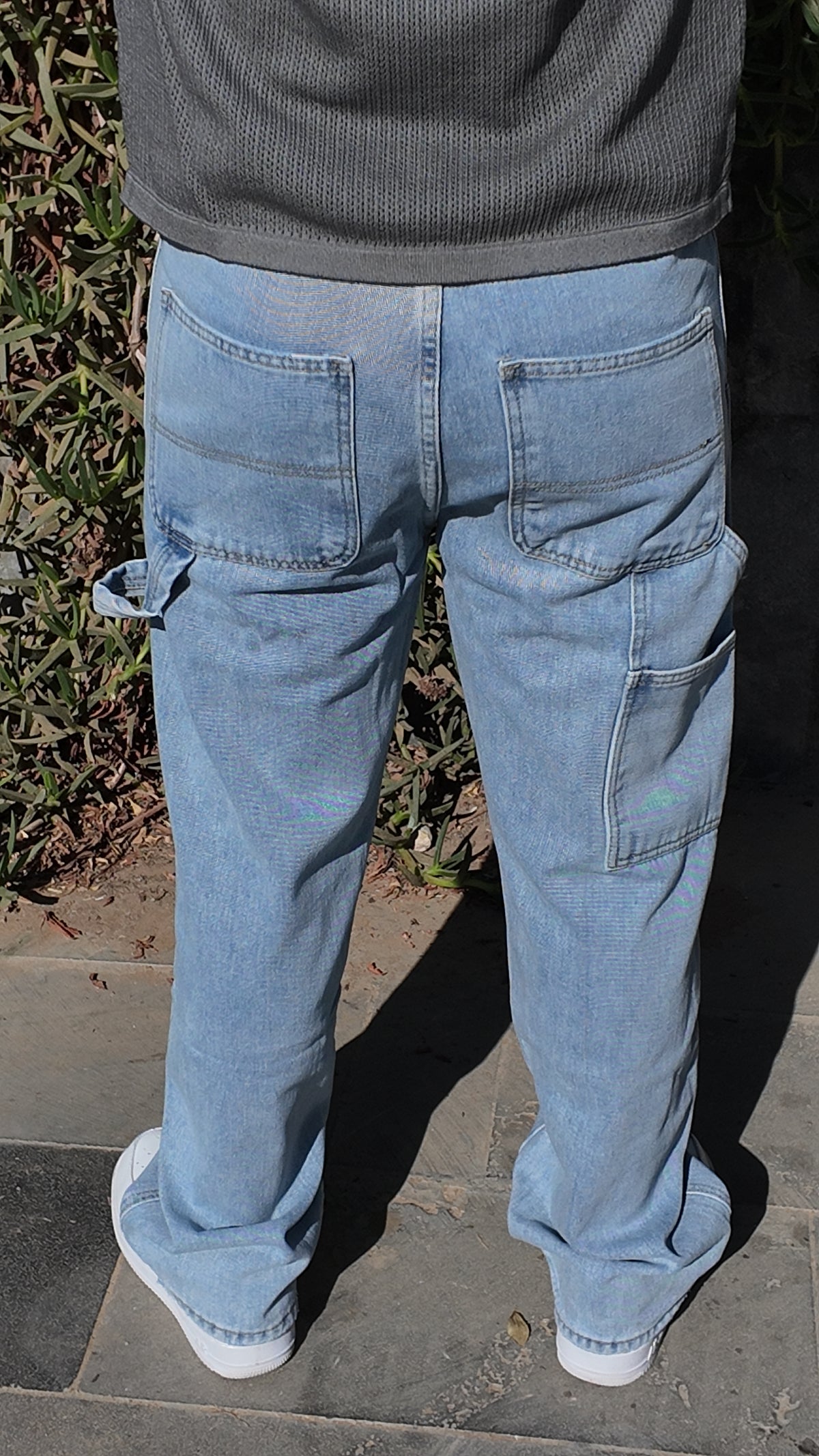 Utility Relaxed Jeans - Light Blue - Image 7