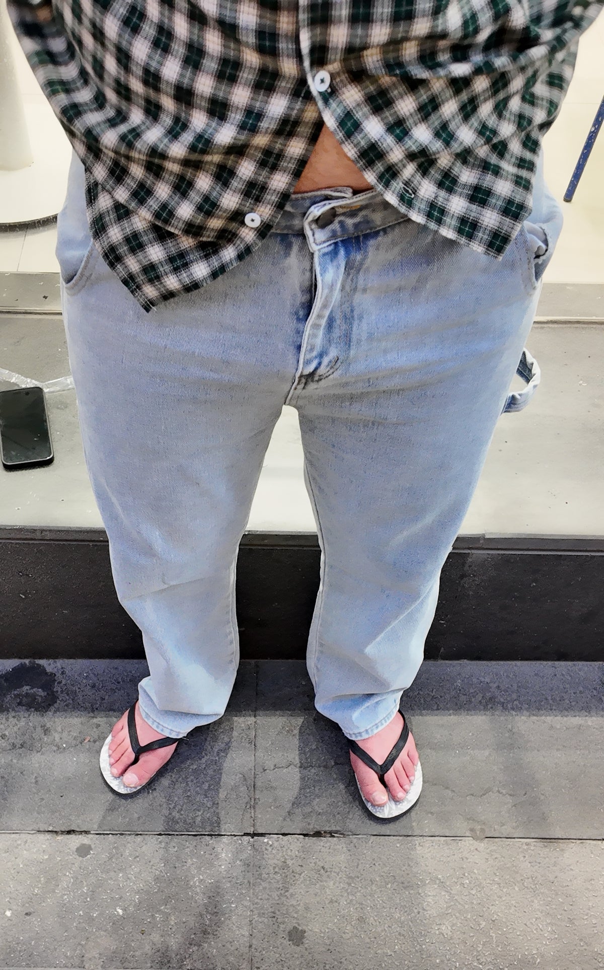 Utility Relaxed Jeans - Light Blue - Image 10